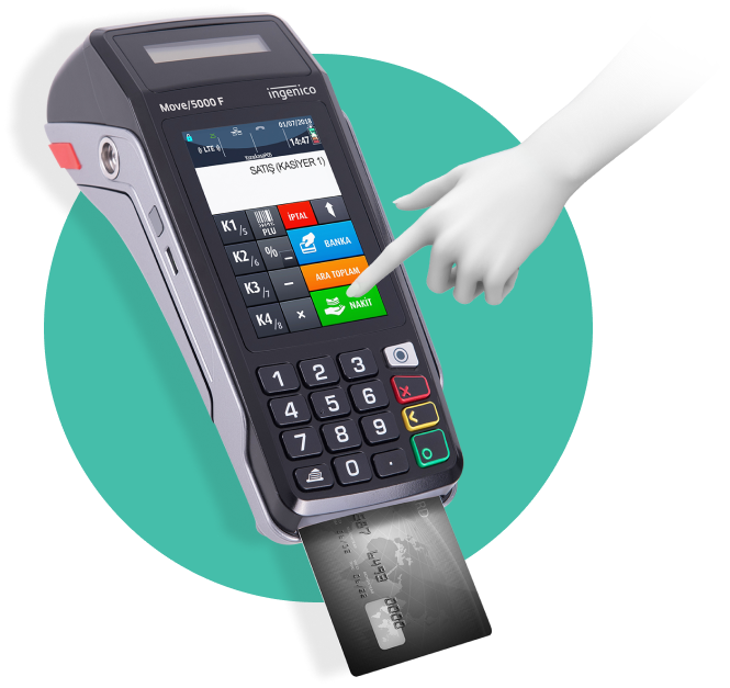 Ingenico Move 5000/F Yazar Kasa POS