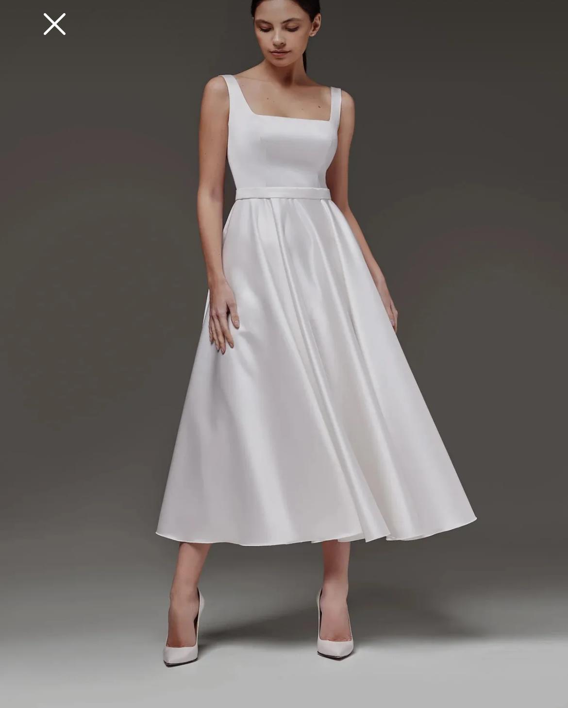 bonteselBeyaz Nikah Elbisesi Söz Elbisesi Nişan ElbisesiBBPZ043