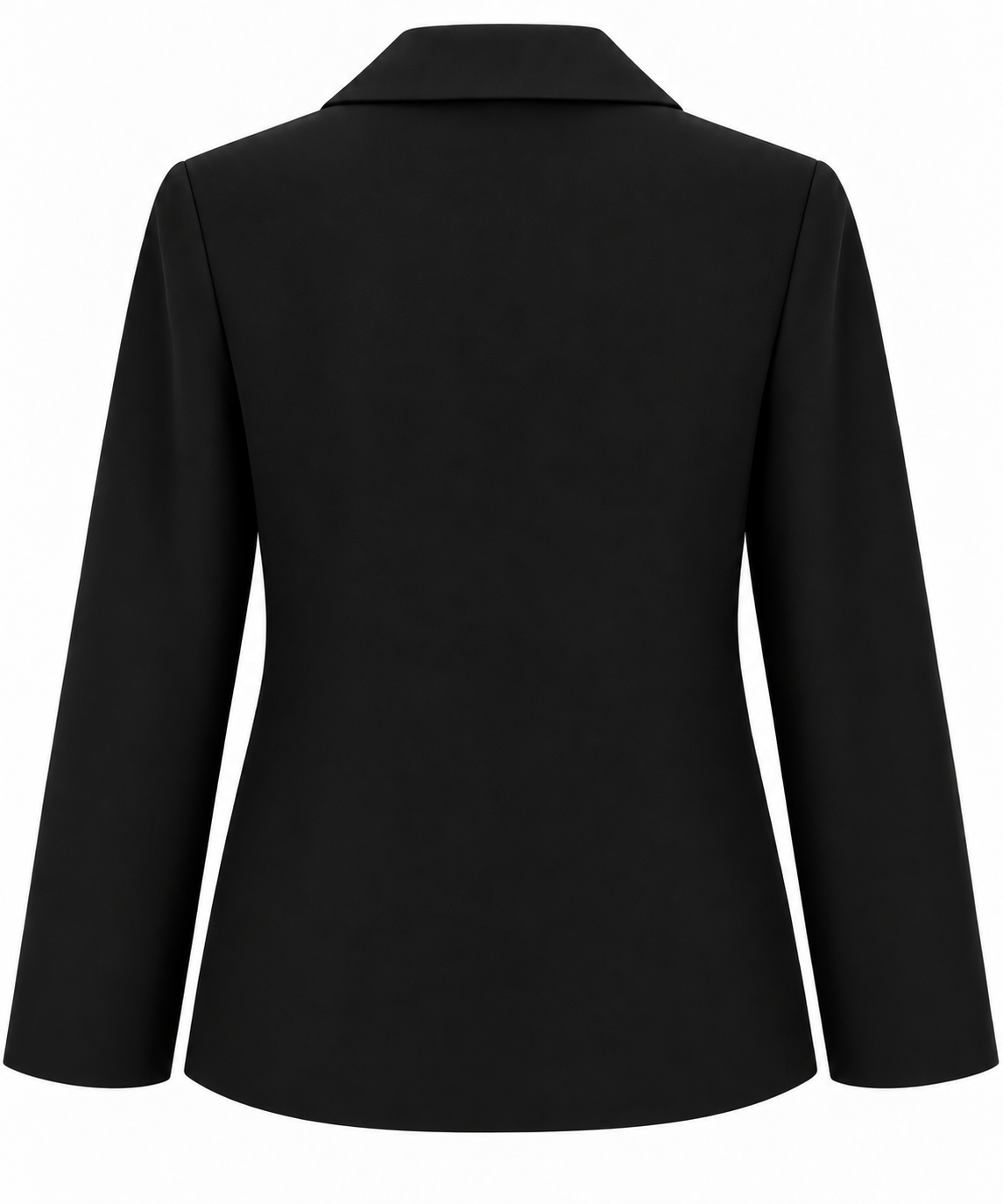 Siyah Bele Oturan Kadın Blazer Ceket