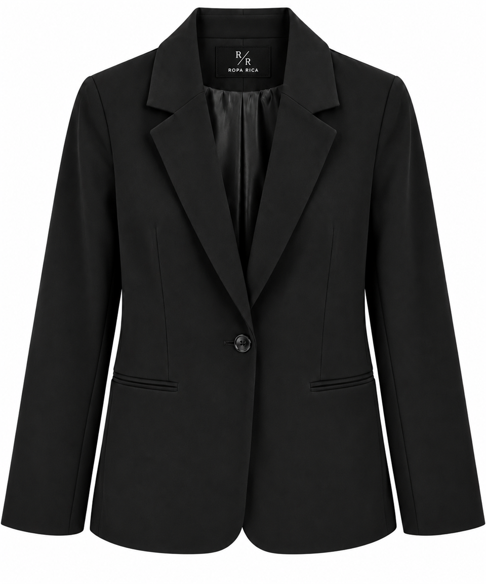 Bele Oturan Blazer Ceket 