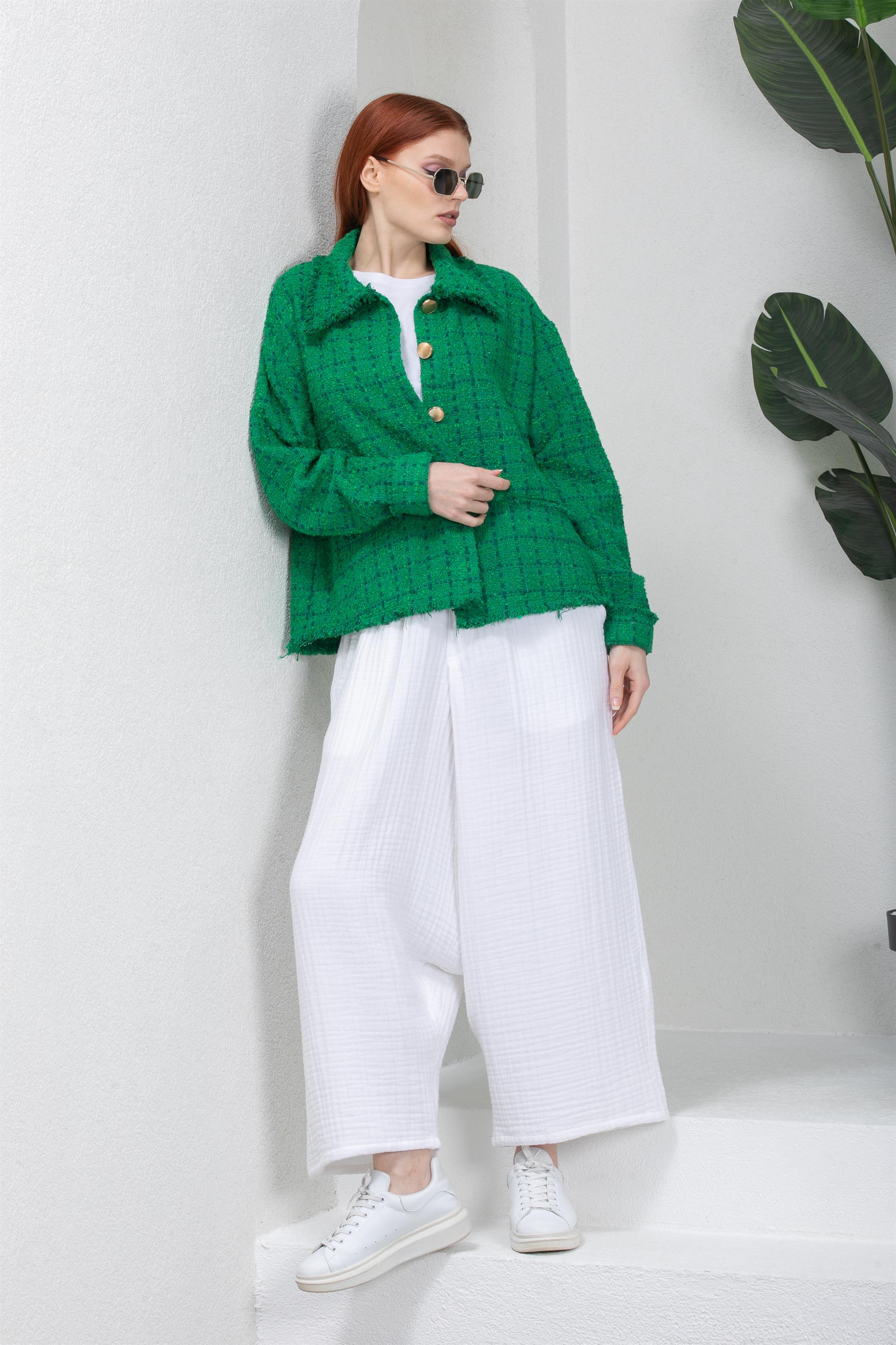 Kadın Müslin Şalvar Pantolon