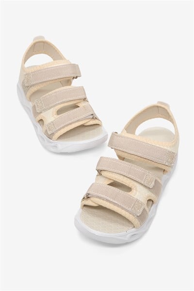 Çoçuk Renkli Rahat Kalıp Sandalet Çocuk Unisex Sedef Sandalet TBARZ1030