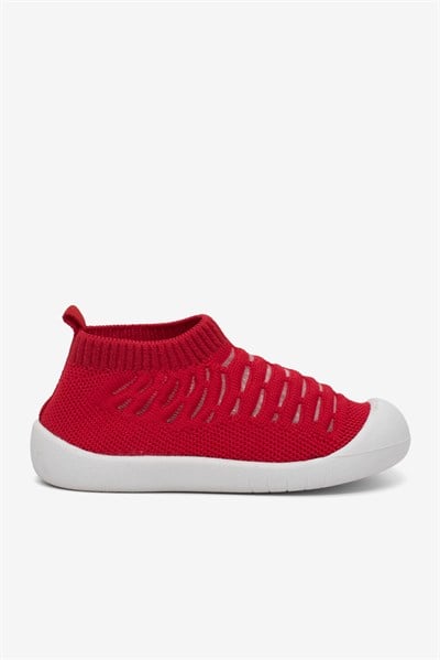 Rahat Kalıp Esnek Ortopedik Taban Çocuk Ayakkabı Çocuk Unisex Kırmızı Ayakkabı TBFTH005
