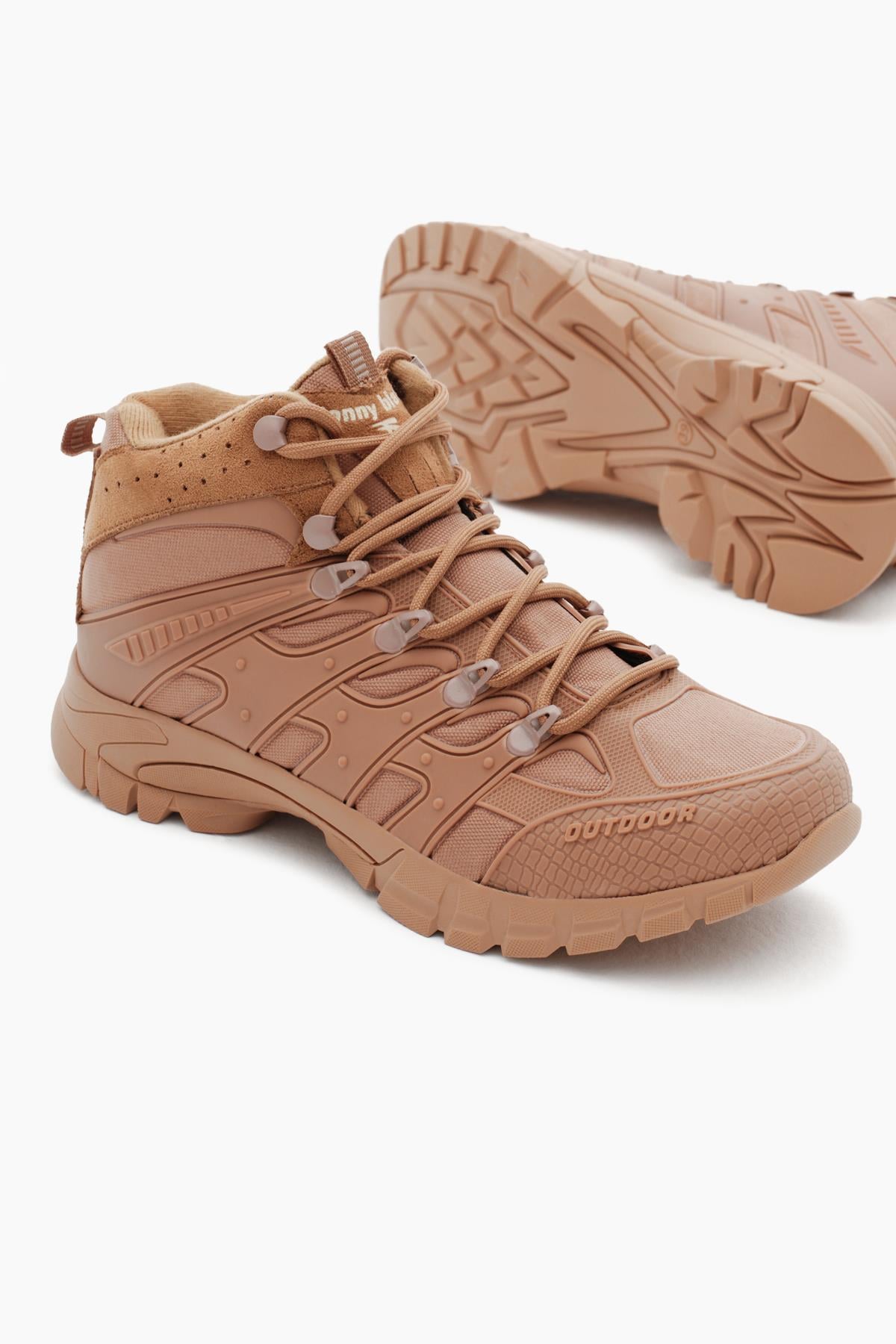 Rahat Kalıp Suı İtici Özellikli Bağcıklı Unisex Taba Bot TBKAU10