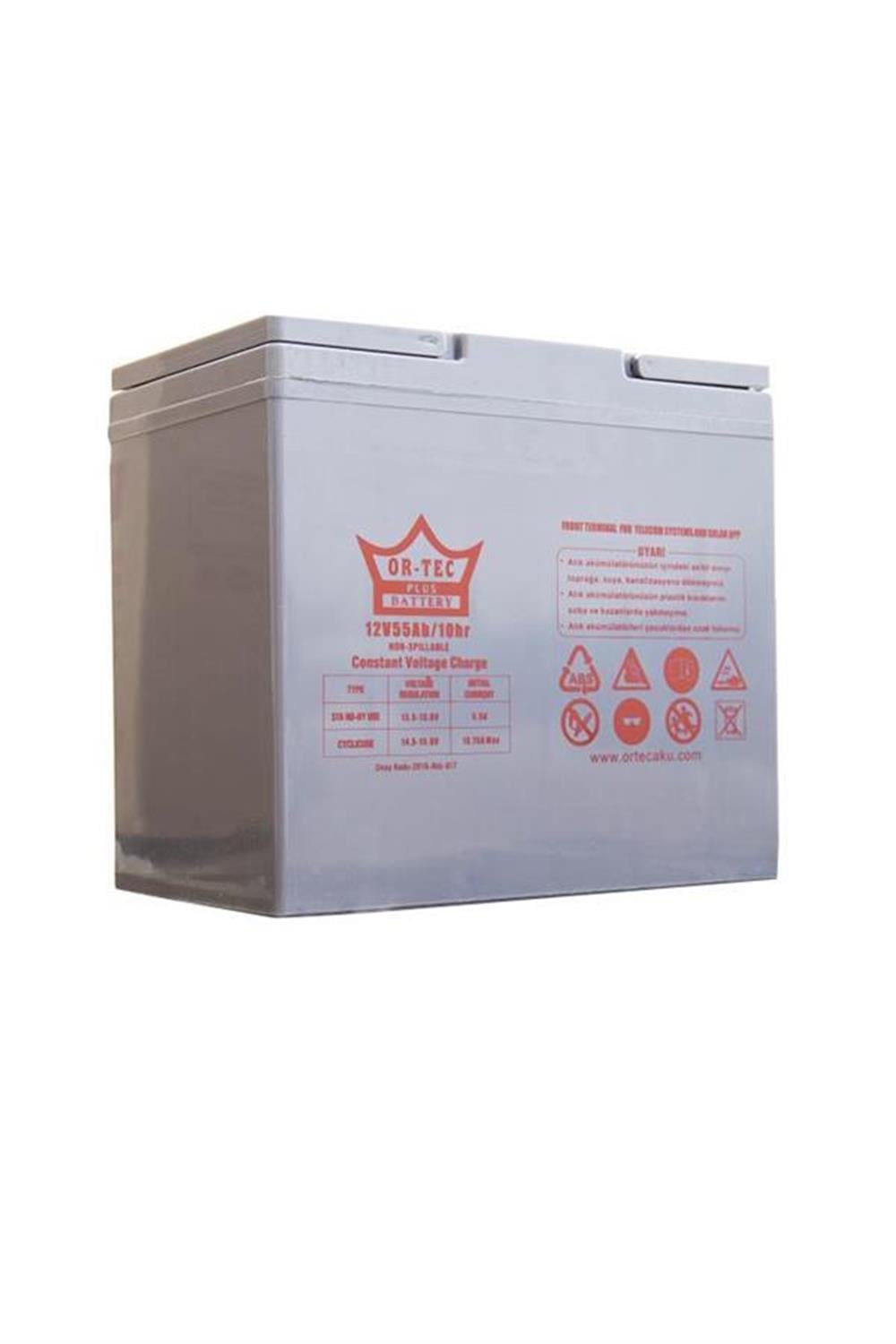 ORTEC 12V 55AH ENGELLİ ARAÇ AKÜSÜ