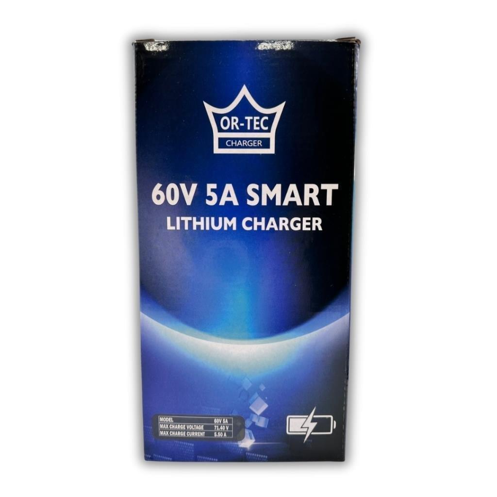 ORTEC 60V 5A Li-Ion ve LiFePO4 Akıllı Lityum Akü Şarj Cihazı