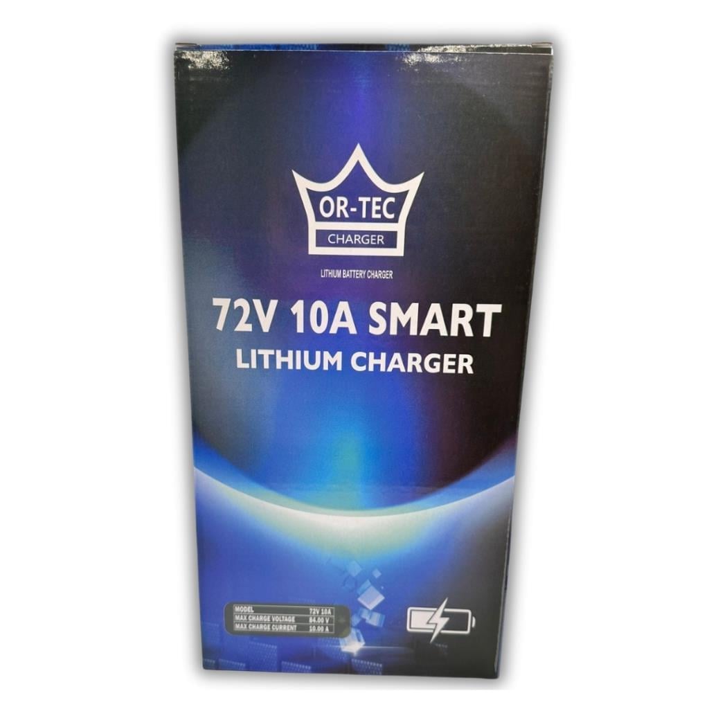 ORTEC 72V 10A Li-Ion ve LiFePO4 Akıllı Lityum Akü Şarj Cihazı