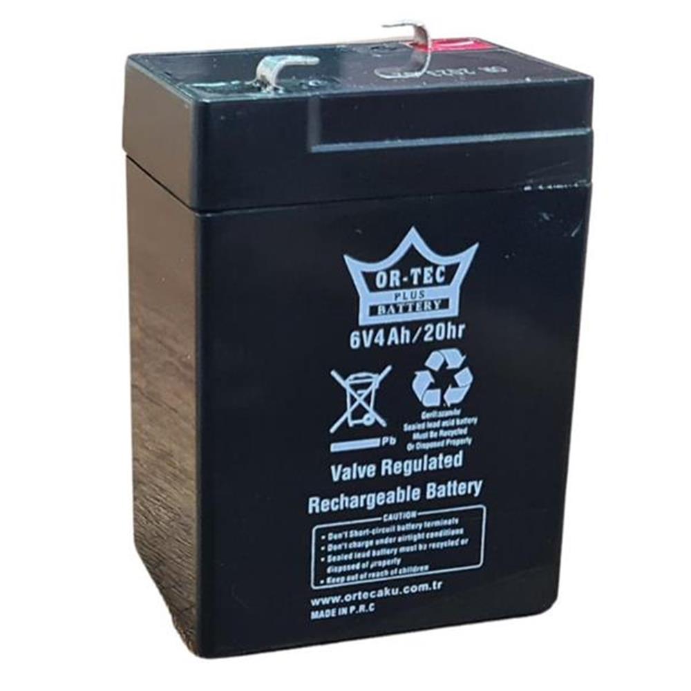 ORTEC BLACK 6V 4AH AKÜ