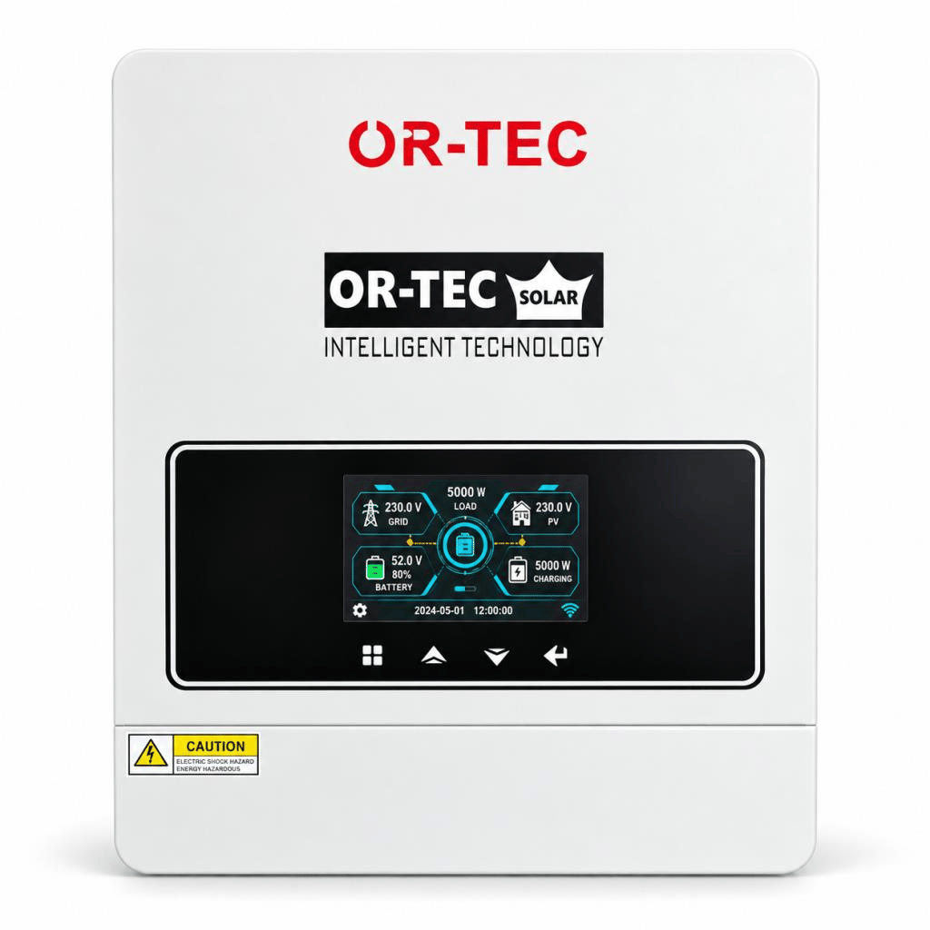 Ortec Solar 48 V 6.5 KW Paralel Destekli Wifili Çift MPPT İnverter