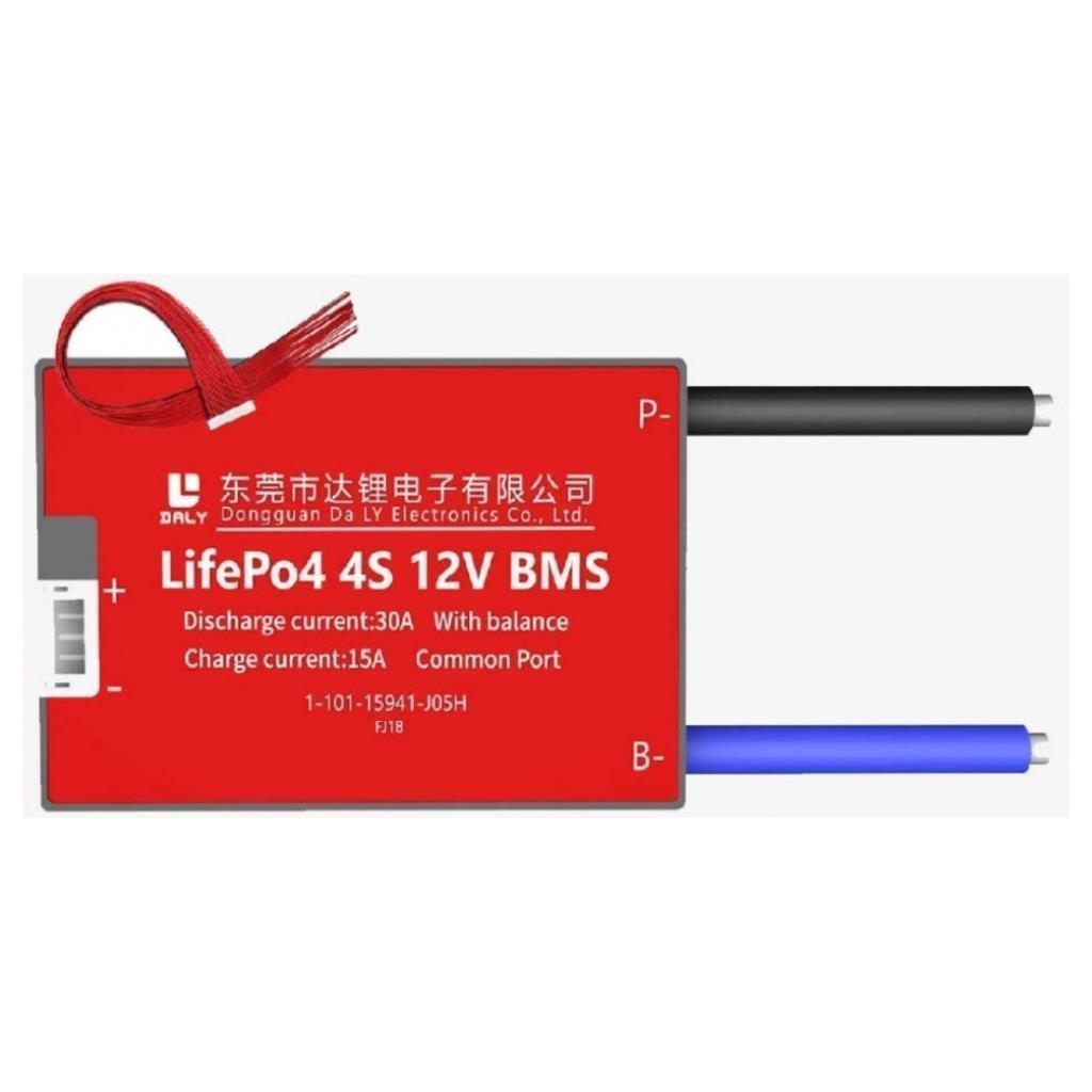 DALY LiFePO4 BMS 4S 12V 30A Balanslı Ortak Port