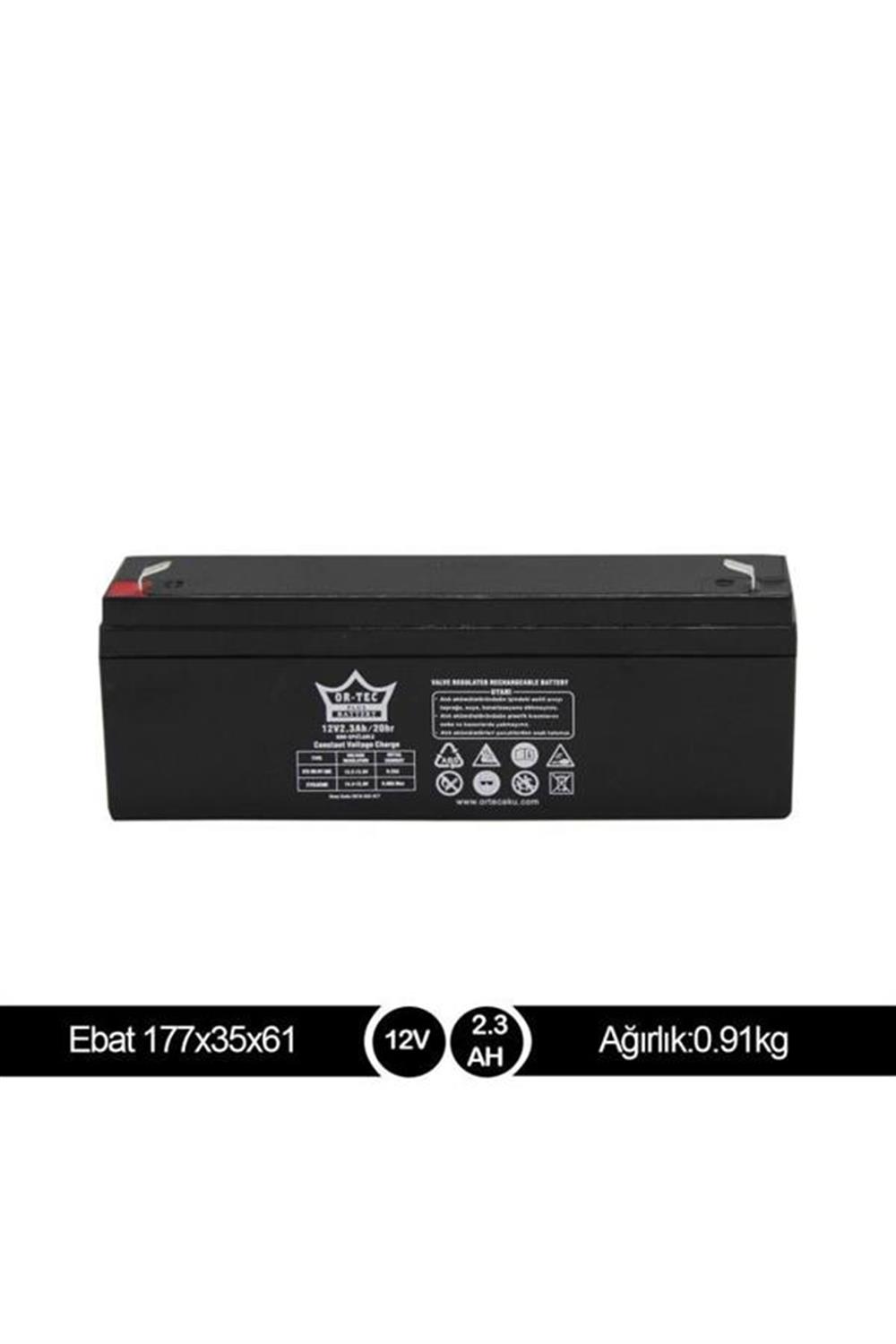 ORTEC 12V 2.3AH AKÜ