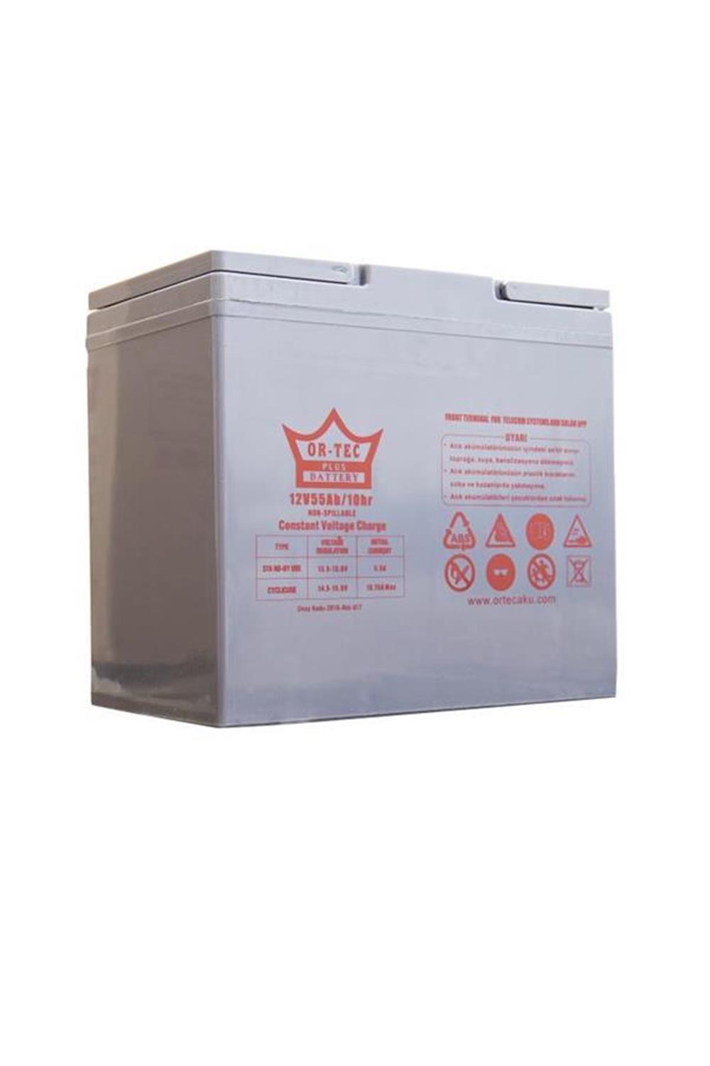 ORTEC 12V 55AH ENGELLİ ARAÇ AKÜSÜ