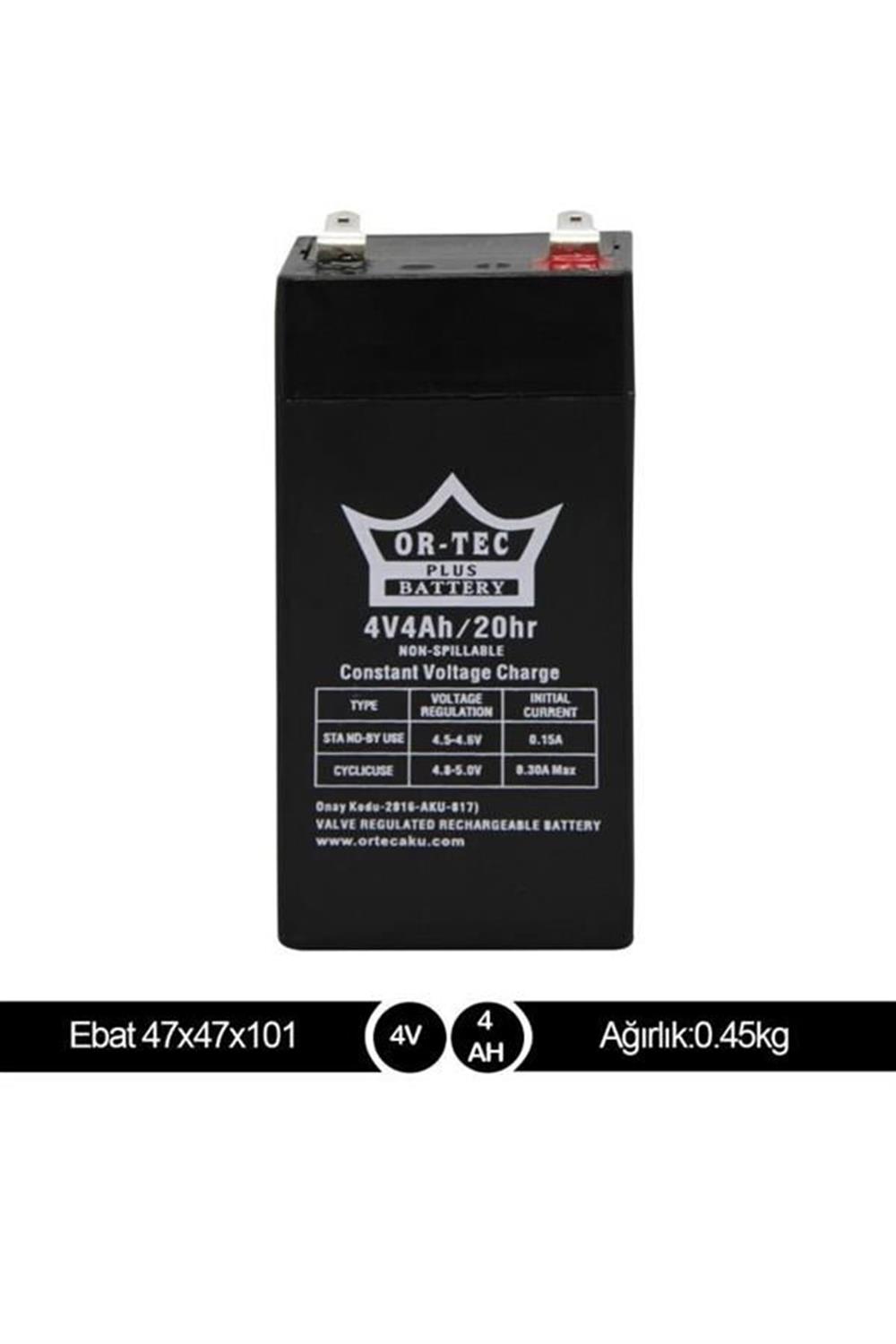 ORTEC 4V 4AH AKÜ