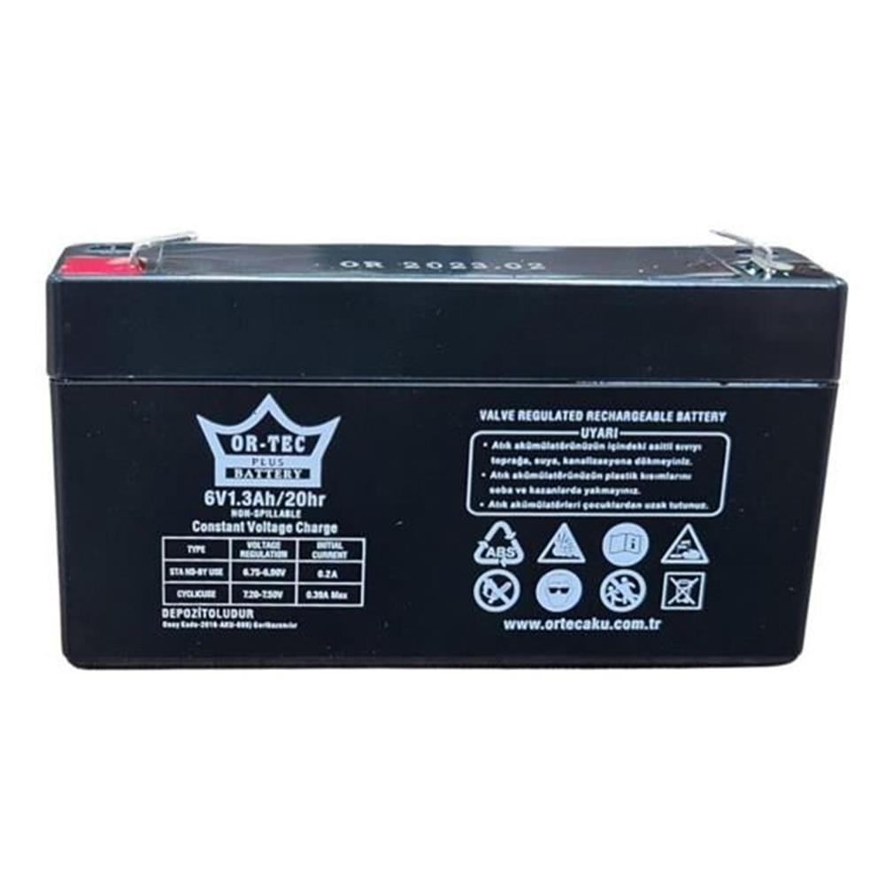ORTEC 6V 1.3AH AKÜ