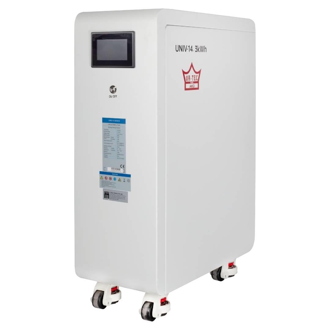 Ortec Lityum 14.3 kWh 51.2V 280Ah LiFePO4 Ev Depolama Sistemleri