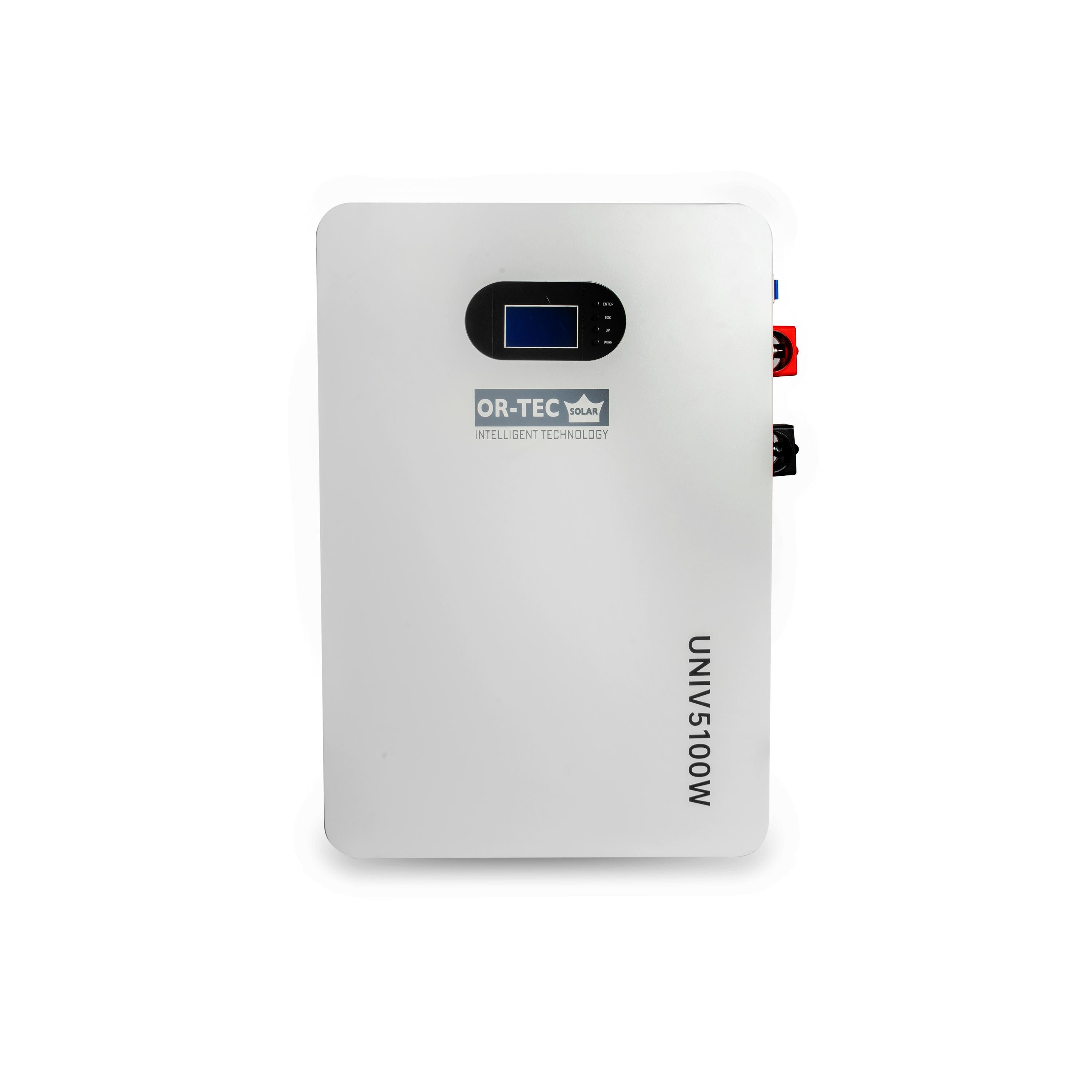 Ortec Lityum 5.12 kWh 51.2V 100Ah LiFePO4 Batarya UNIV5100