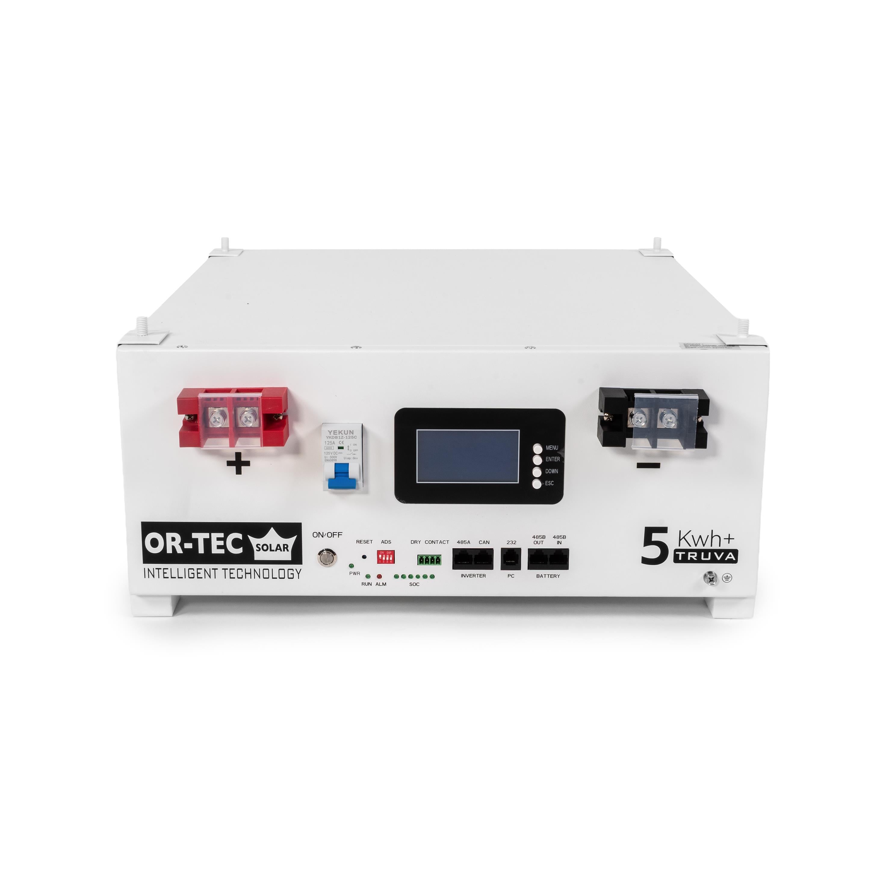 Ortec Solar 5 kWh 51.2 V 100 Ah Kaset Tipi Truva Serisi LiFePO4 Batarya