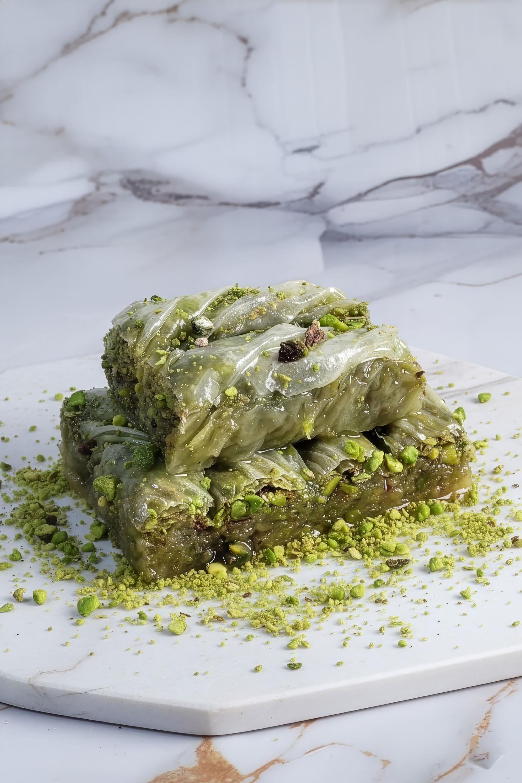 Fıstıklı Kıvırcık Baklava (Özel Sarma)
