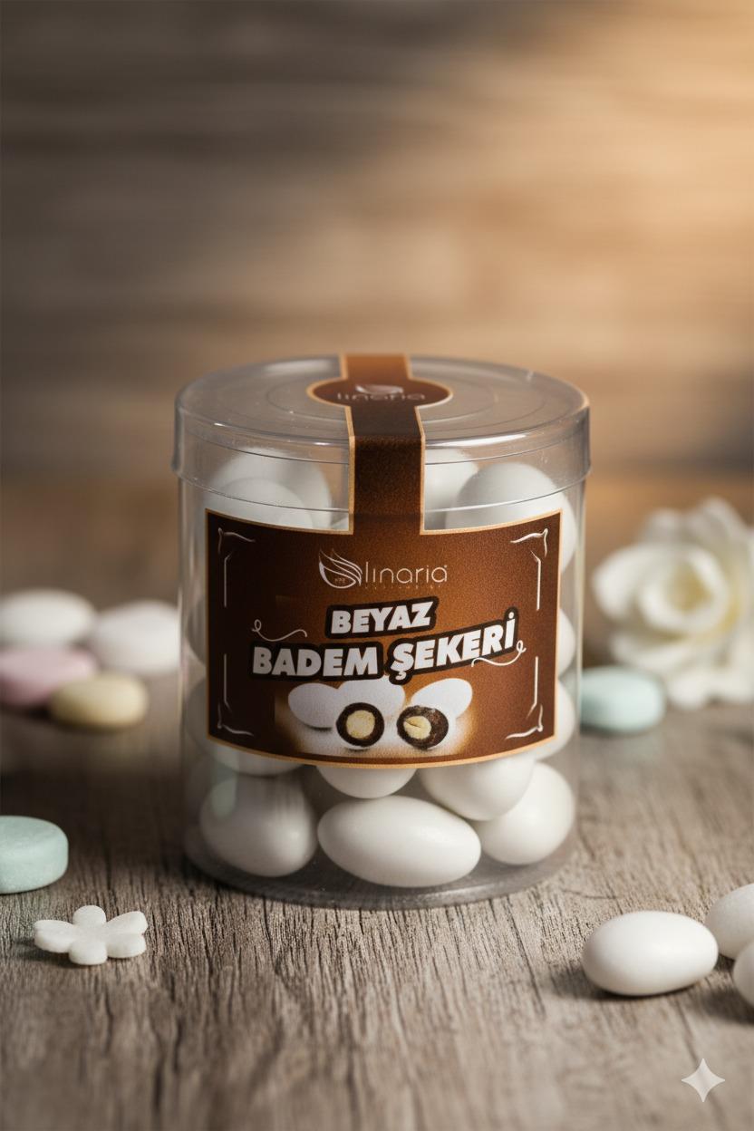 LİNARİA Beyaz Badem Şekeri