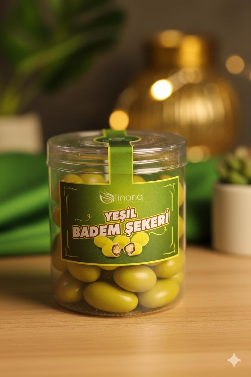 LİNARİA Yeşil Badem Şekeri