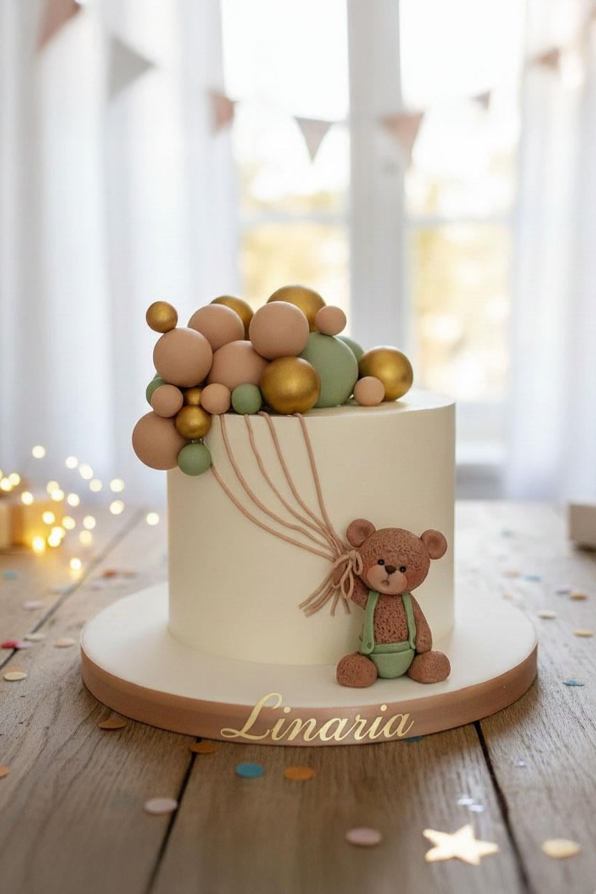 Tatlı Ayıcıklı Pasta