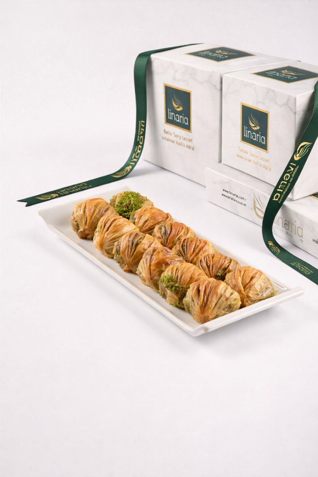 Fıstıklı Midye Baklava  Kğ