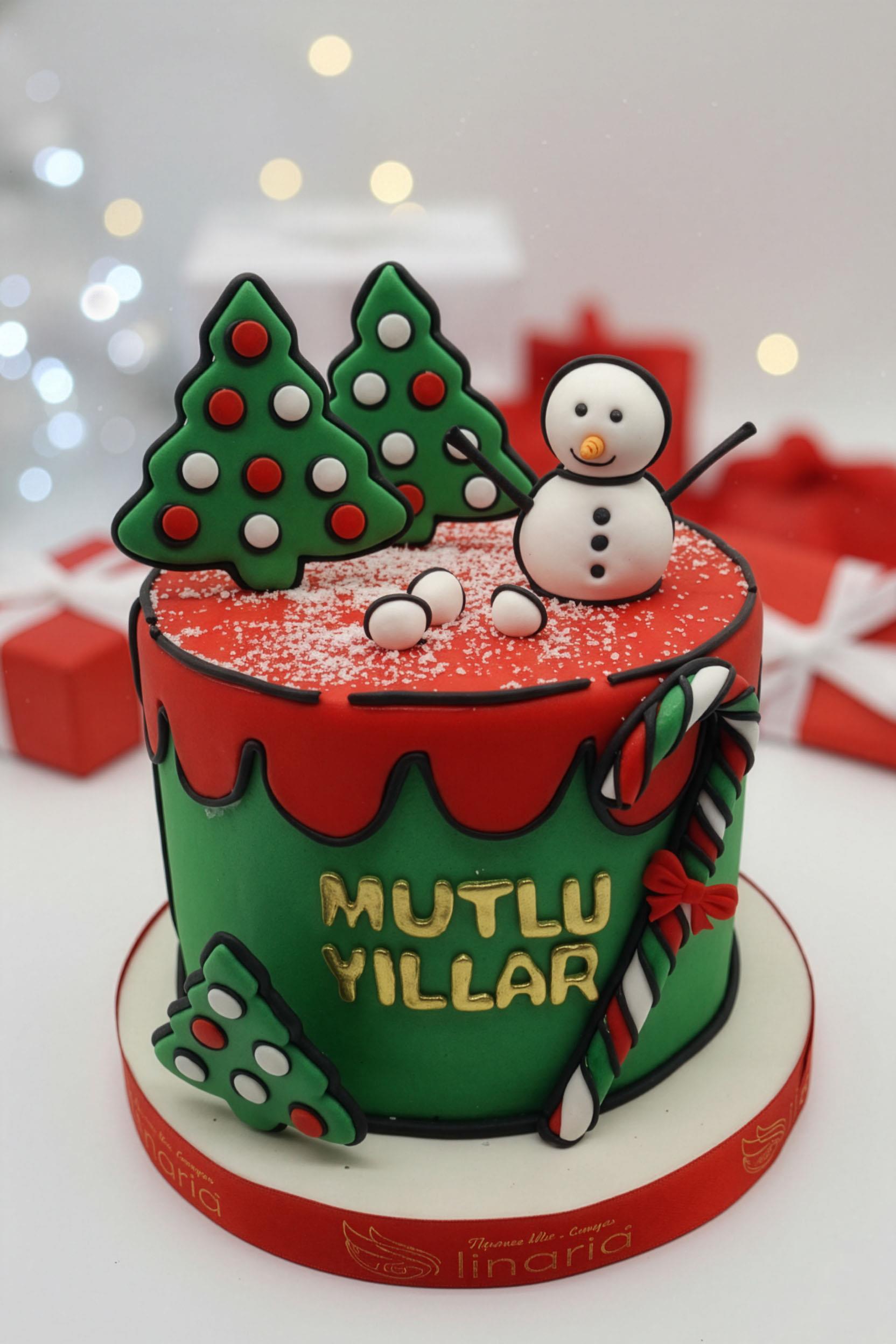Yılbaşı pastası 14