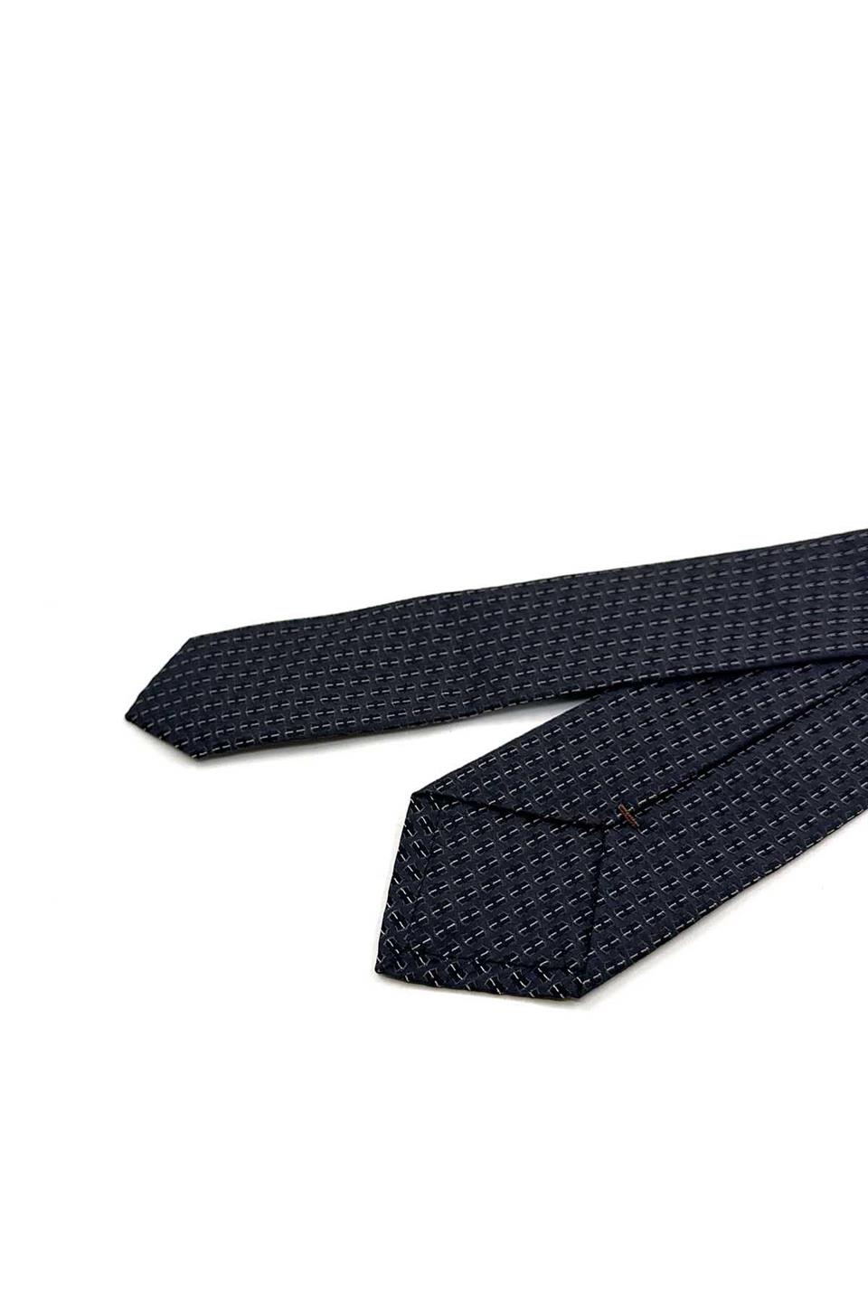 5.8 cm Füme Çizgi Desen İpek Kravat İK2306