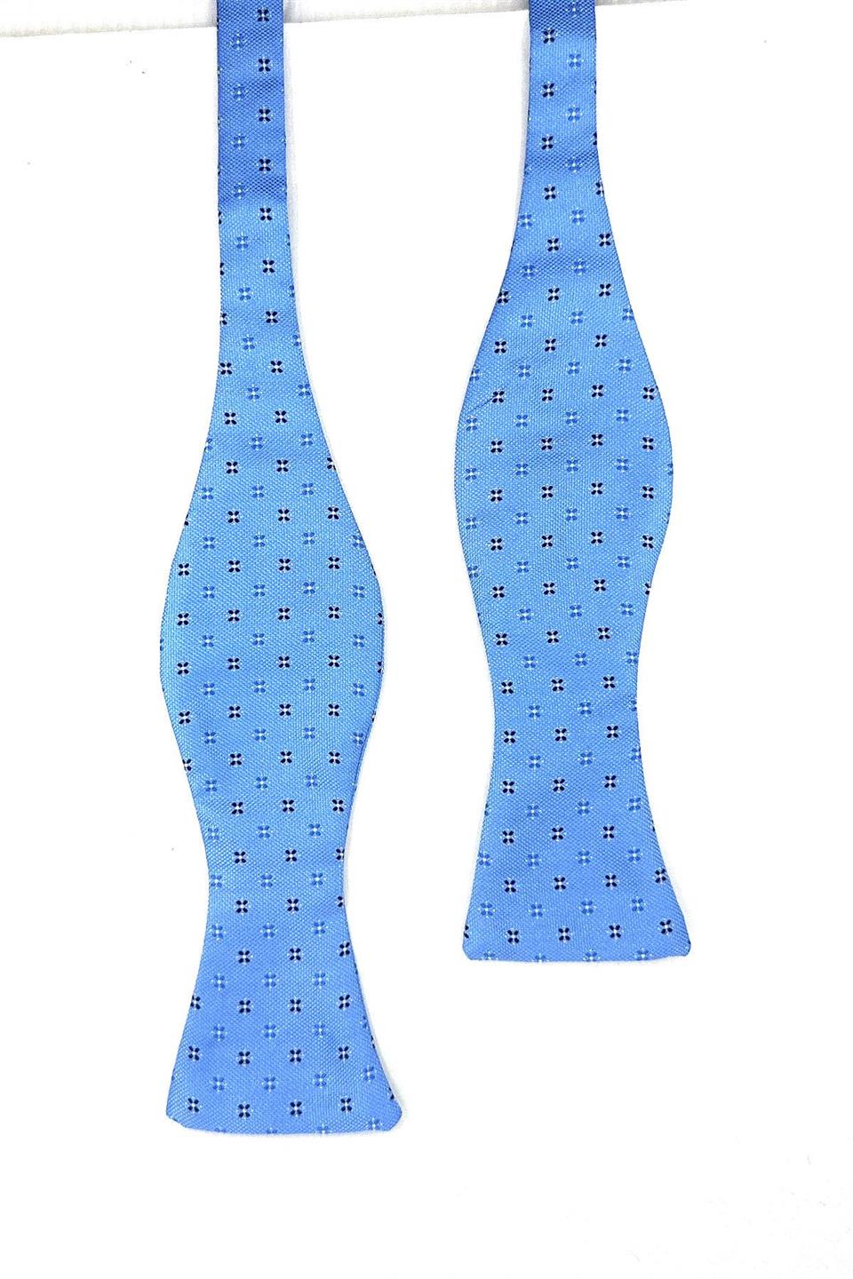 Açık Mavi Küçük Desen Açık Papyon AP125