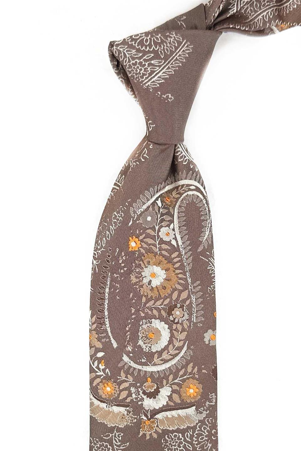 Arborea Style Vizon Renk İtalyan İpek Kravat İK2032