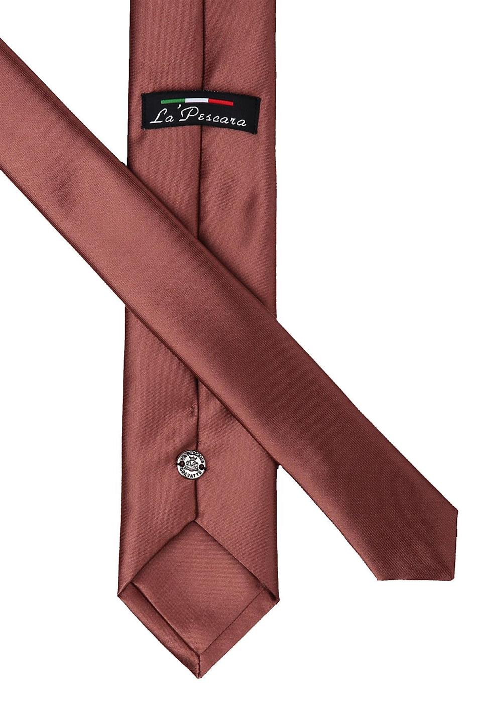 Bakır Rengi Saten Slim Kravat SK5324