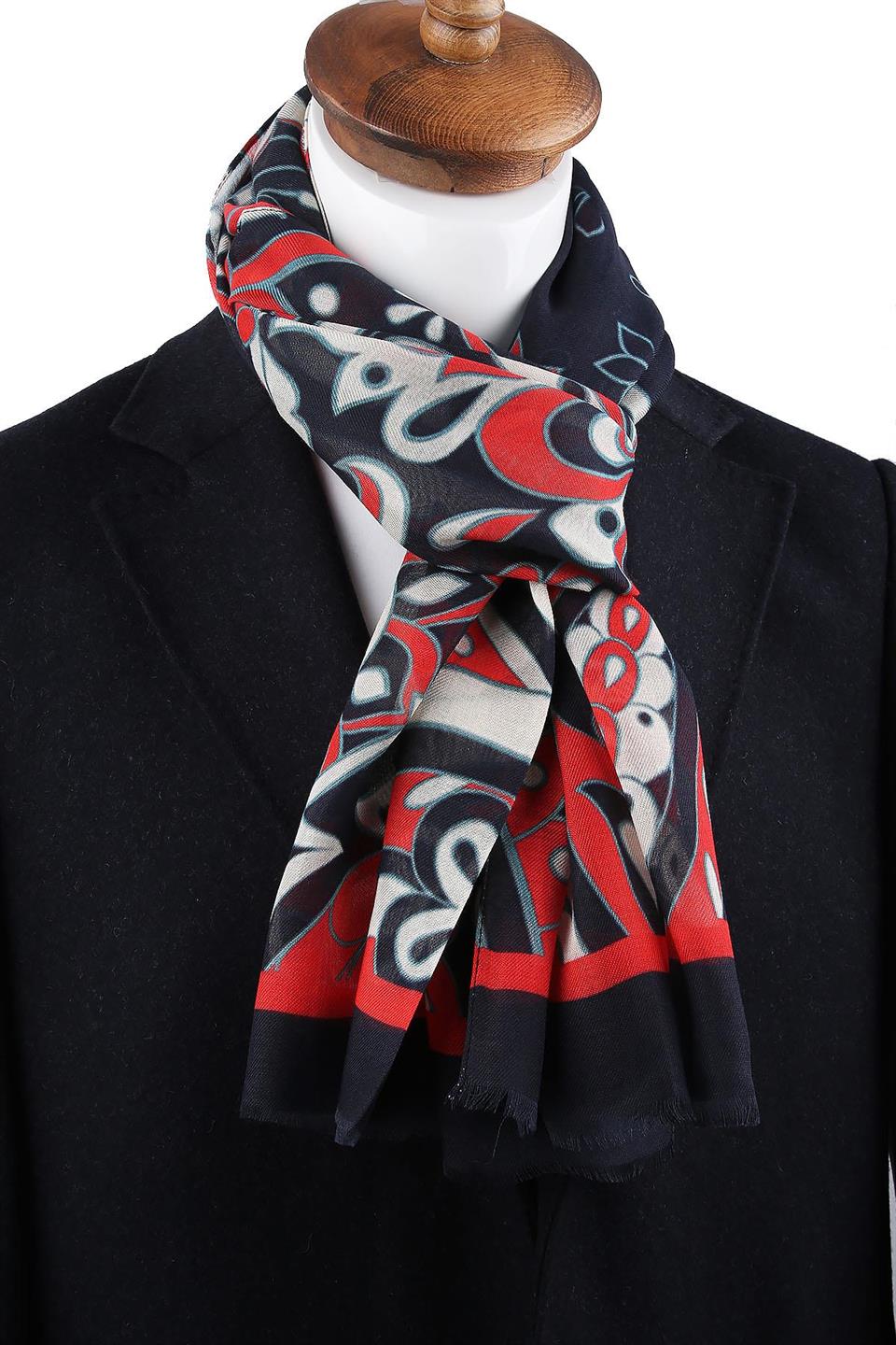 Barclay Style Lacivert İtalyan Modal Kaşkol MDL13