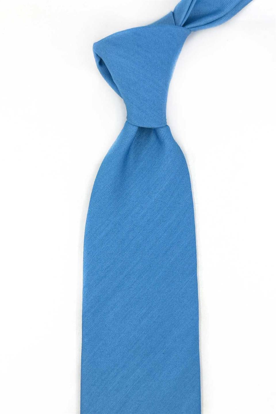 Barford Style Turkuaz Düz İtalyan İpek Kravat İK2015