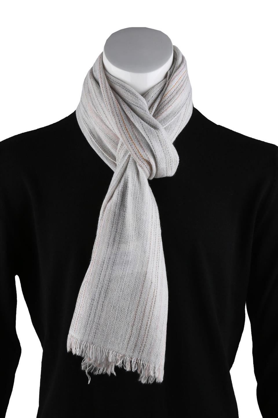 Barrington Style Kemik Renk Cashmere Kaşkol K460