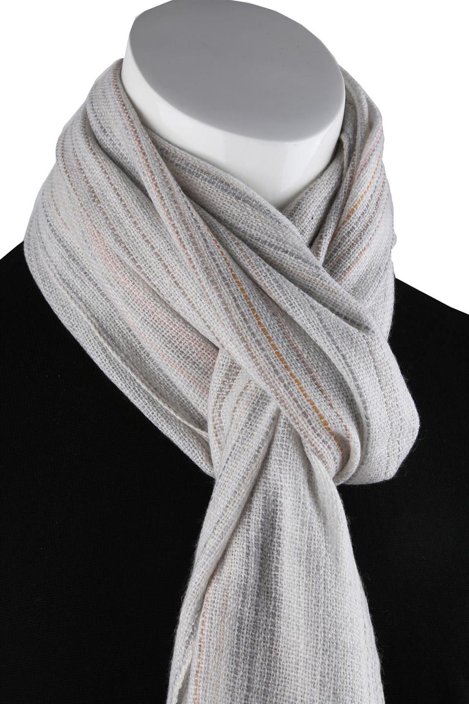 Barrington Style Kemik Renk Cashmere Kaşkol K460