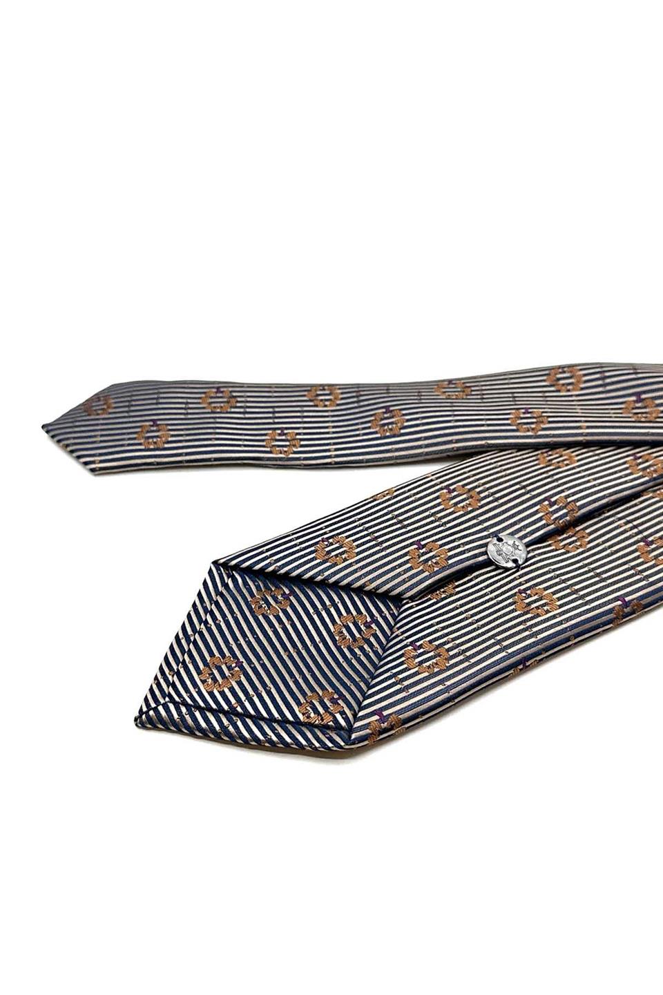 Bej Çiçek Desen Mendilli Klasik Kravat KK13023