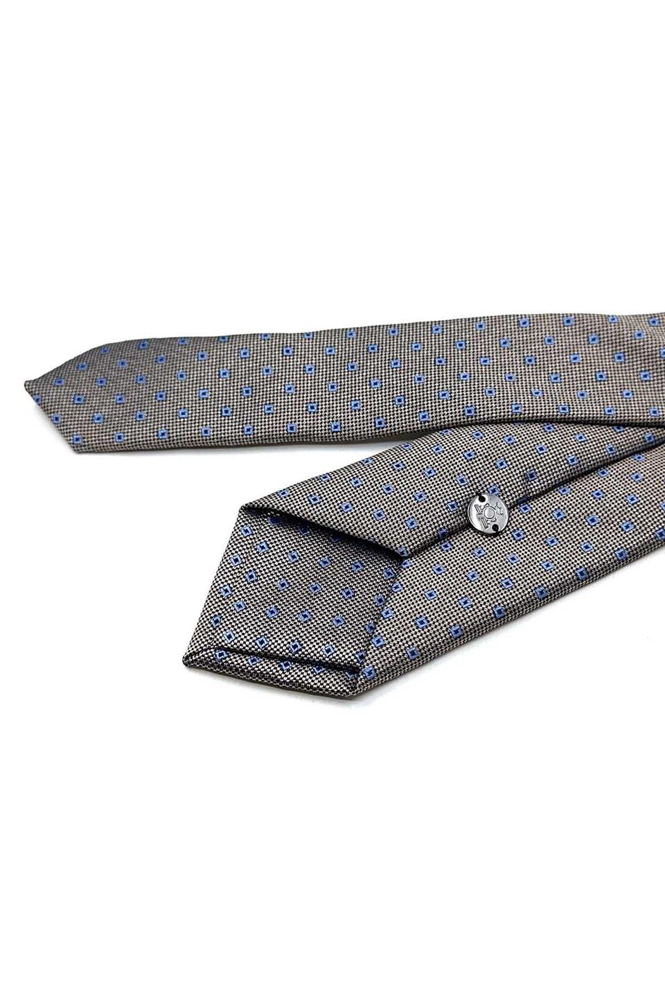 Bej Küçük Desen Slim Kravat SK8052