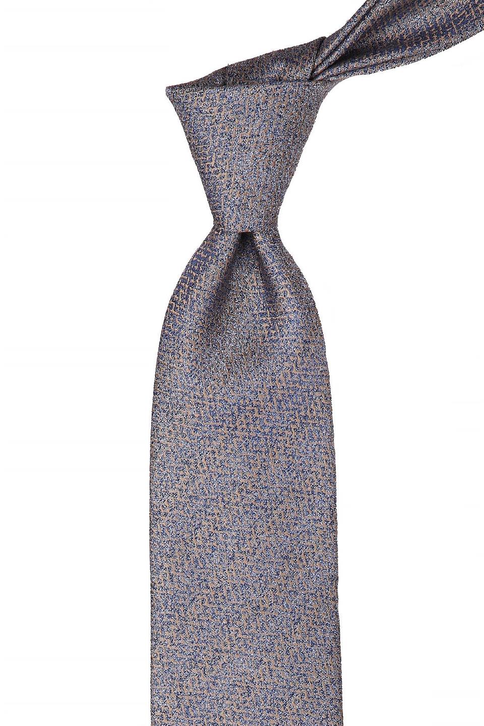 Bej Kum Desen Mendilli Klasik Kravat KK10601