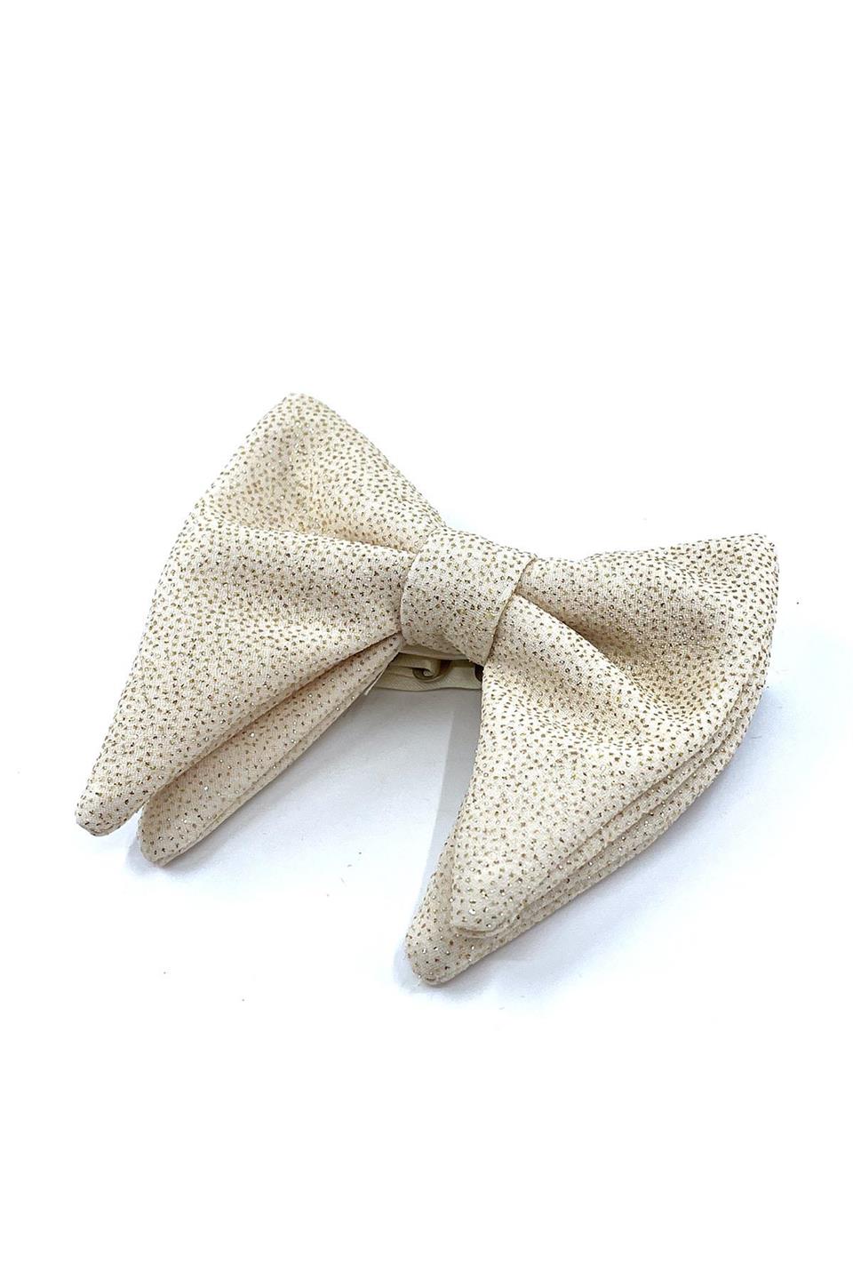 Bej Simli Büyük Damatlık Papyon P1699