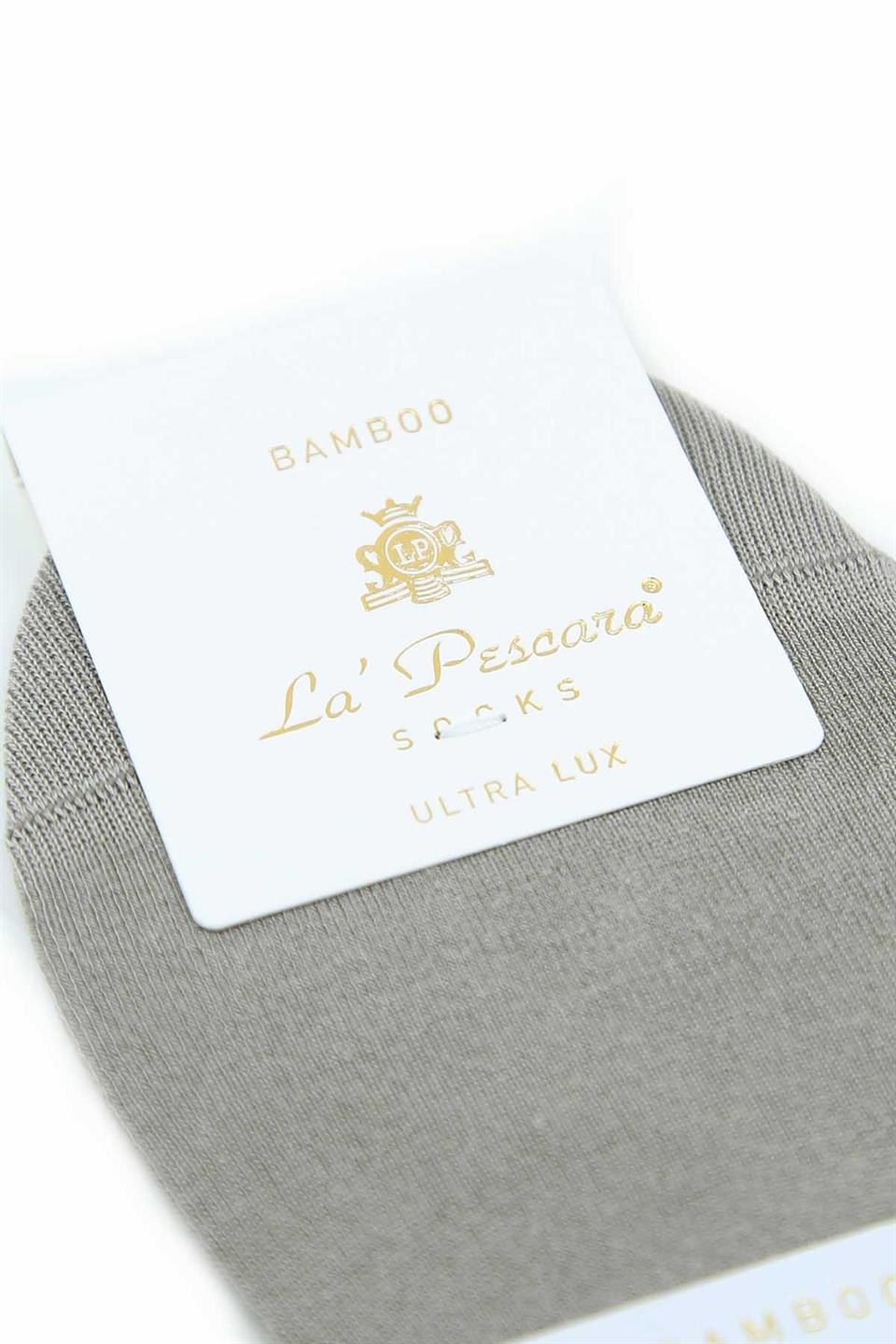 Bej Ultra Lüks Görünmez 12li Bambu Erkek Çorap CRP379