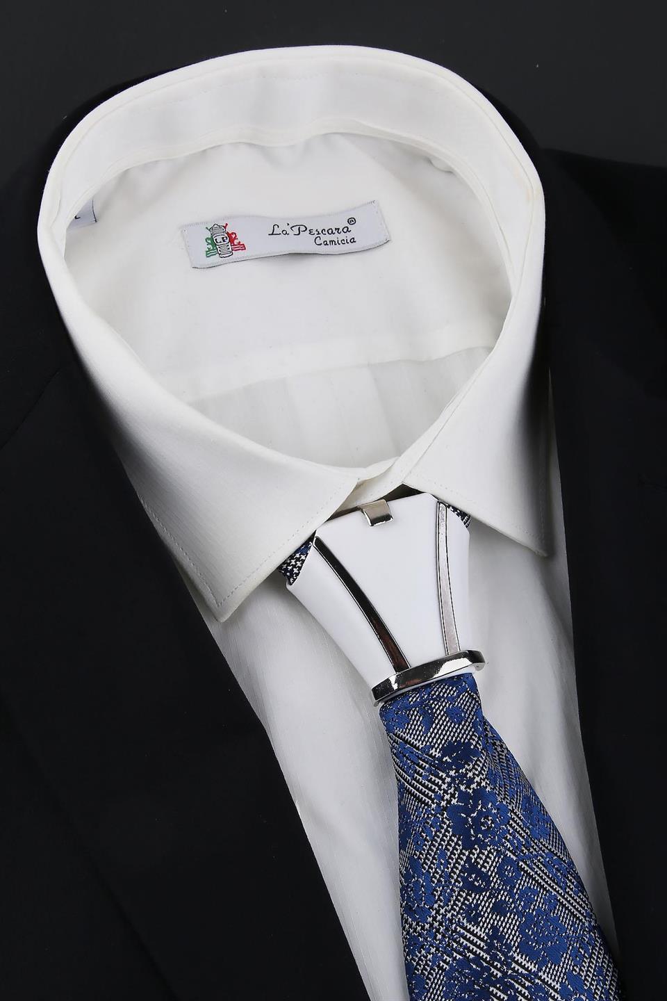 Beyaz Kravat Düğüm Aksesuarı TKC13