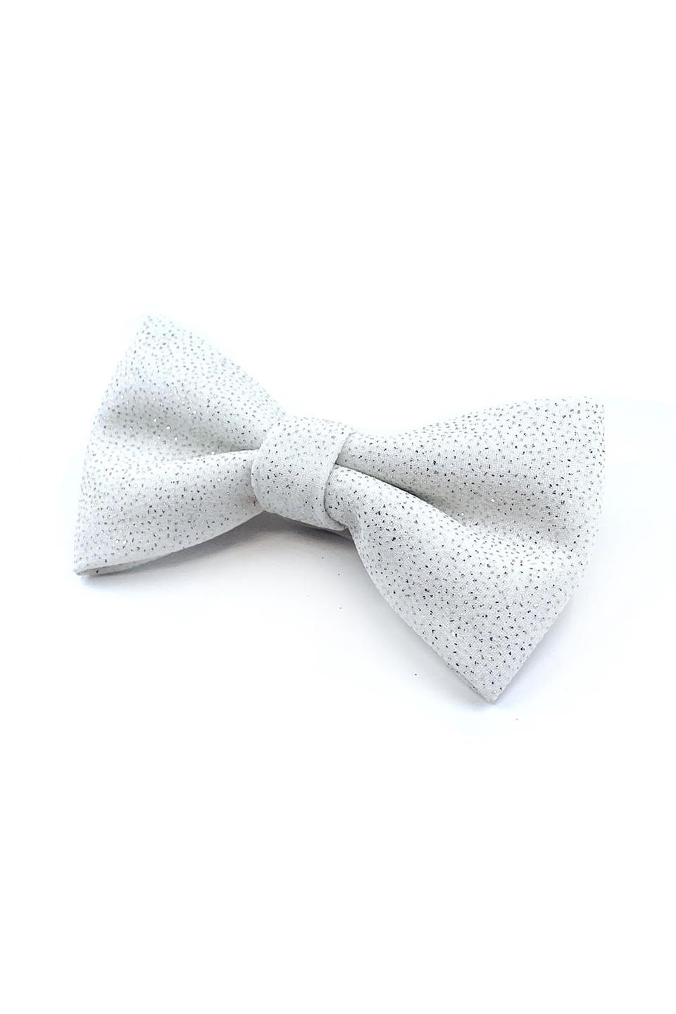 Beyaz Simli Damatlık Papyon P1693