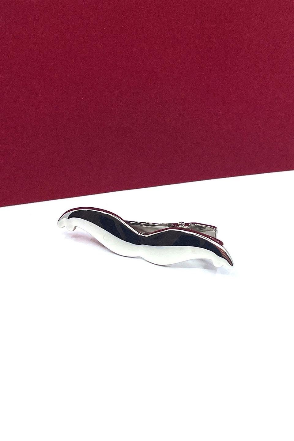 Bıyık Gümüş Kravat İğnesi KIY20