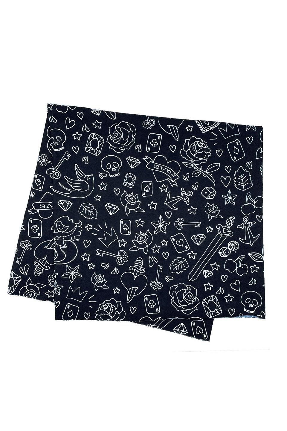 Black Soul Siyah Bandana BND89