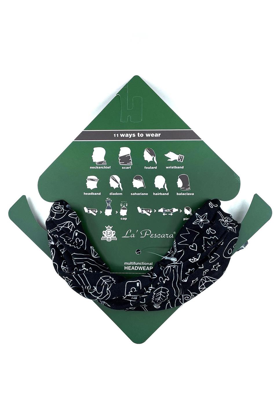 Black Soul Siyah Bandana BND89