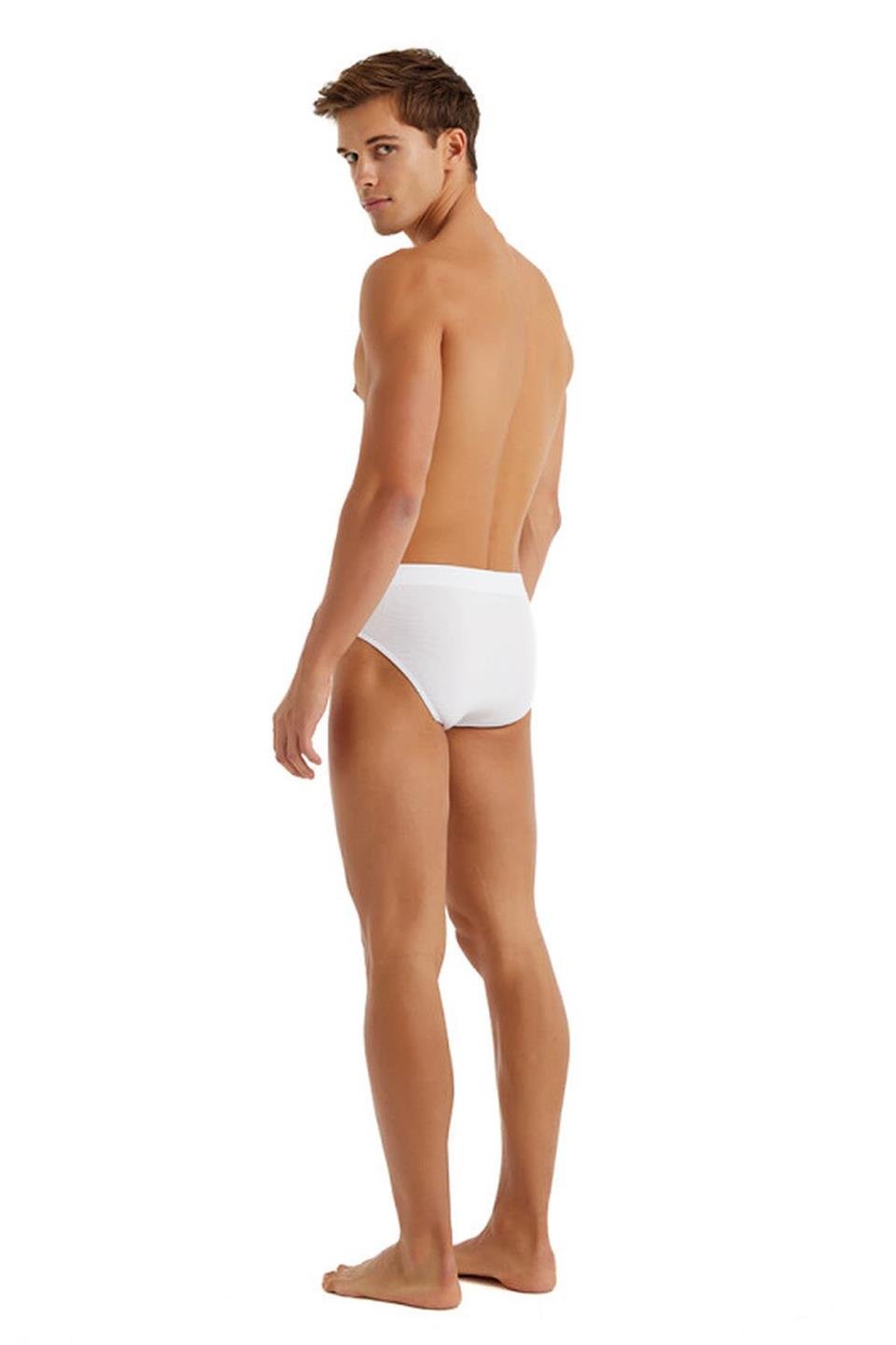 Blackspade 2li Paket Loose Fit 9625B Slip Külot - Beyaz