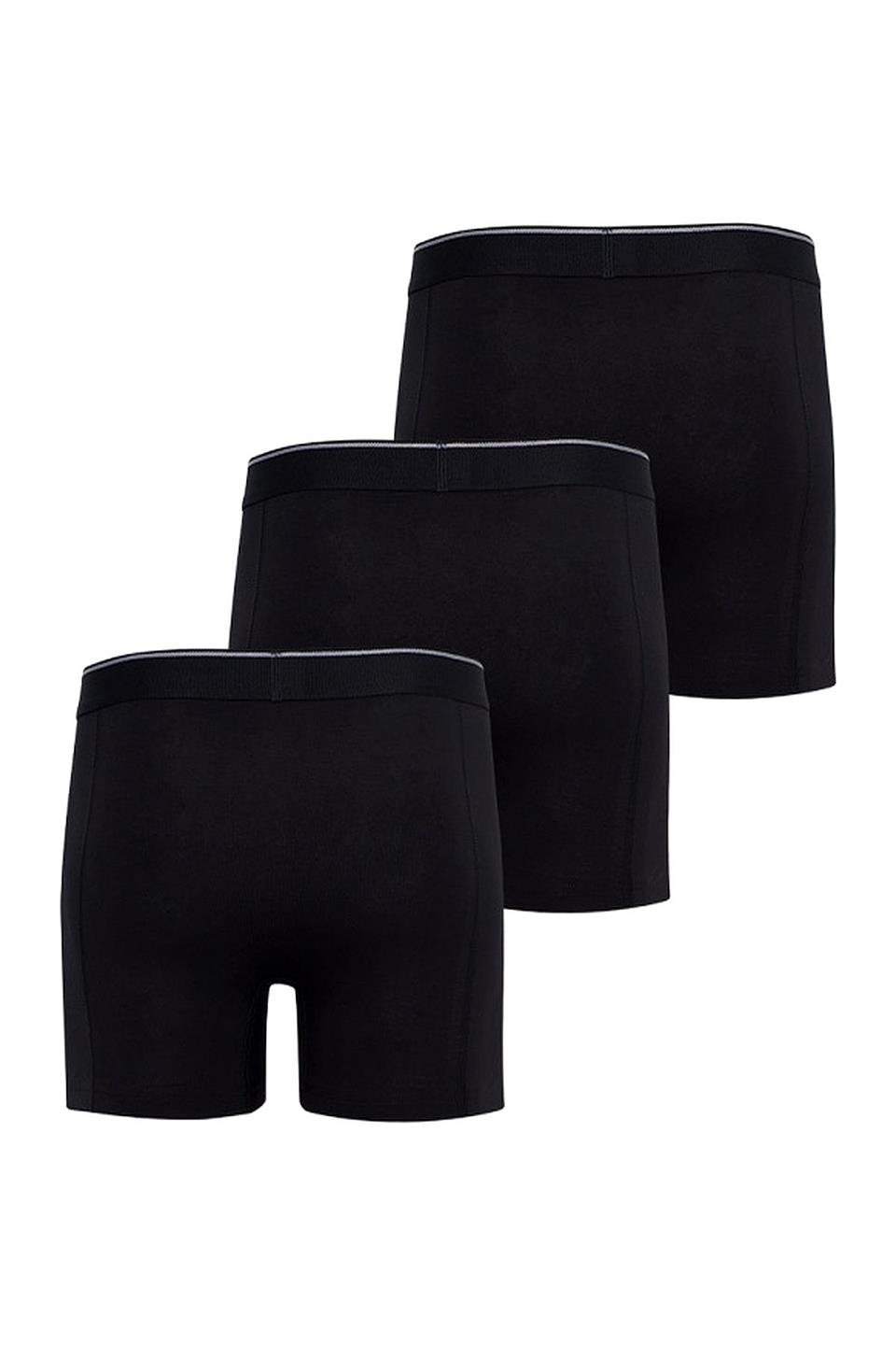 Blackspade 3lü Paket Tender Cotton Erkek Boxer 9673B - Siyah