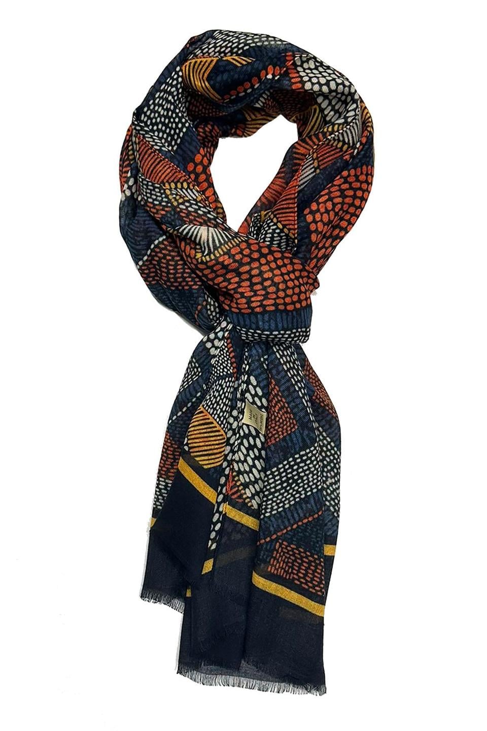 Bleecker Style Çok Renkli İtalyan Modal Kaşkol MDL10