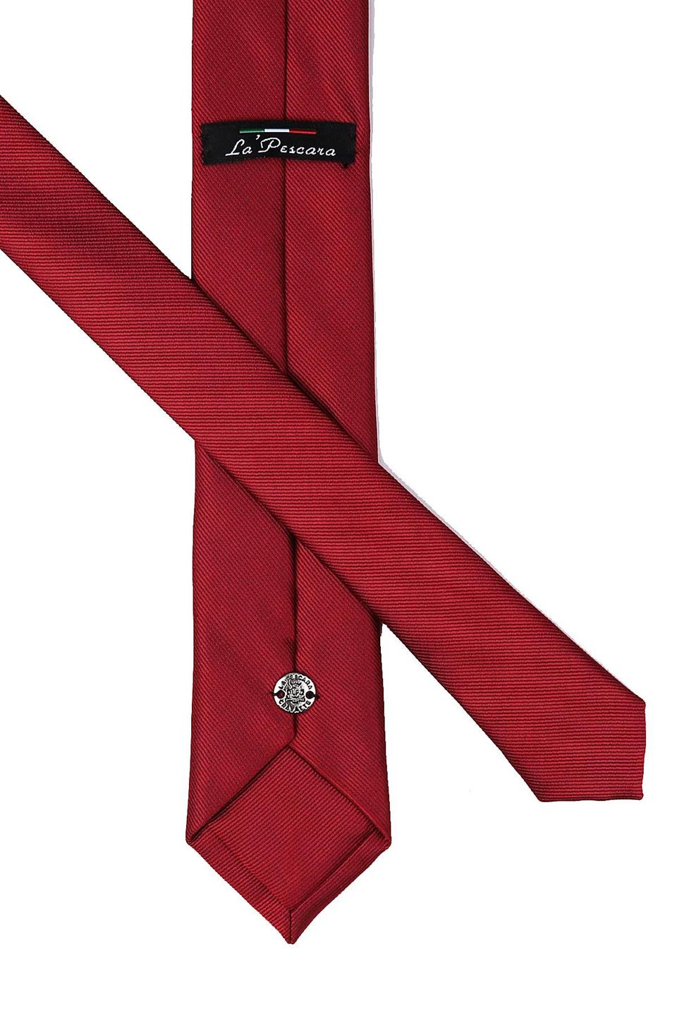 Bordo Kendinden Desen Slim Kravat SK4510