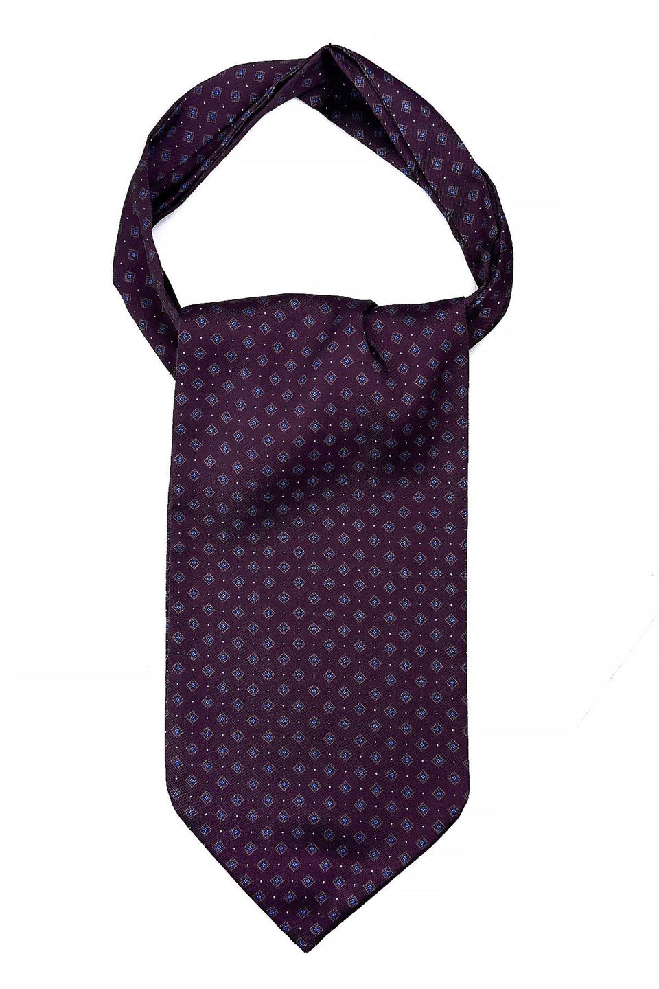 Bordo Küçük Desen Erkek Fular K415